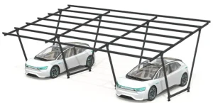 PV-Carport Modell 02 – Stabil & Wetterfest für 3 Stellplätze