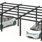 PV-Carport Modell 05 – Robuste Konstruktion für 3 Stellplätze – Bild 1