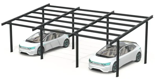 PV-Carport Modell 05 – Robuste Konstruktion für 3 Stellplätze