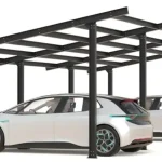 PV-Carport Modell 05 – Robuste Konstruktion für 3 Stellplätze – Bild 3