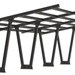 PV-Carport Modell 06 – Carport-Konstruktion für 3 Stellplätze – Bild 2