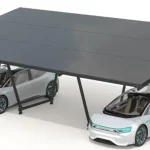 PV-Carport 02 – Komplettset (3 Stellplätze) mit Photovoltaik – Bild 1