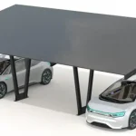 PV-Carport 06 – Komplettset (3 Stellplätze) mit Photovoltaik – Bild 1