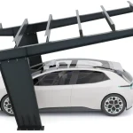 PV-Carport Modell 01 – Modernes Einzelcarport für 1 Stellplatz – Bild 2