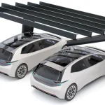 PV-Carport Modell 01 – Modernes Doppelcarport für 2 Stellplätze – Bild 2