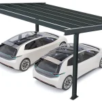 PV-Carport Modell 05 – Robuste Konstruktion für 2 Stellplätze – Bild 4