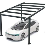 PV-Carport Modell 05 – Robuste Konstruktion für 1 Stellplatz – Bild 1