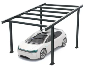 PV-Carport Modell 05 – Robuste Konstruktion für 1 Stellplatz