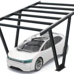 PV-Carport Modell 06 – Carport-Konstruktion für 1 Stellplatz – Bild 1