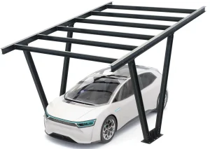 PV-Carport Modell 06 – Carport-Konstruktion für 1 Stellplatz