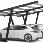 PV-Carport Modell 06 – Carport-Konstruktion für 2 Stellplätze – Bild 2