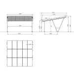 PV-Carport Modell S2 – 2 Stellplätze | Für Schneelasten bis 1,6 kN/m² | Selbstmontagefreundlich – Bild 2