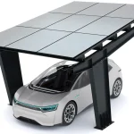 PV-Carport 01 – Komplettset (1 Stellplatz) mit Photovoltaik – Bild 1