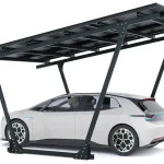 PV-Carport 02 – Komplettset (1 Stellplatz) mit Photovoltaik – Bild 2