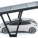 PV-Carport 06 – Komplettset (1 Stellplatz) mit Photovoltaik – Bild 3