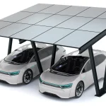 PV-Carport 06 – Komplettset (2 Stellplätze) mit Photovoltaik – Bild 1