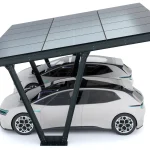 PV-Carport 06 – Komplettset (2 Stellplätze) mit Photovoltaik – Bild 3