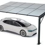 PV-Carport 07 – Komplettset (1 Stellplatz) mit Photovoltaik – Bild 3